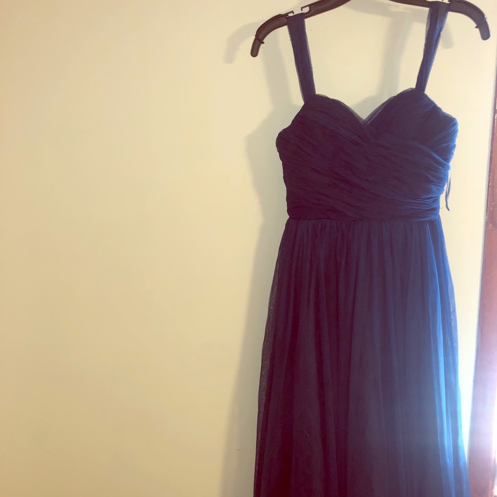 Navy Blue Lulu’s Bridesmaid Dress